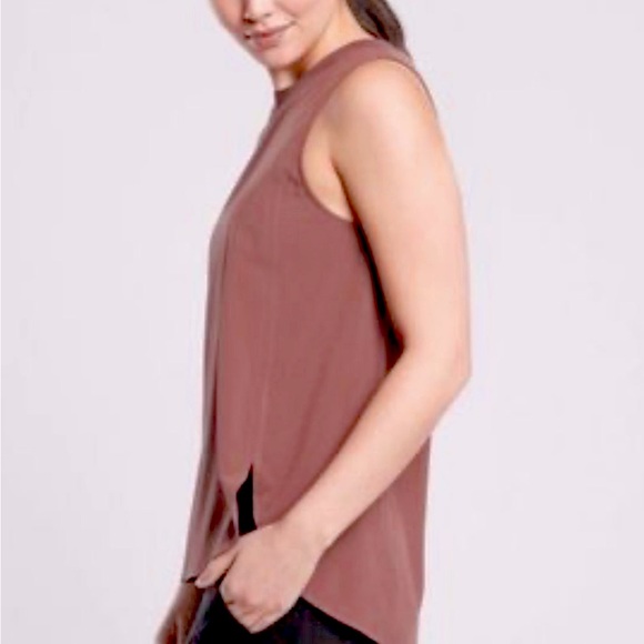 ATHLETA Zephyr Tank Sleeveless Top in Hearth Rose Mauve Size Medium - Picture 4 of 11